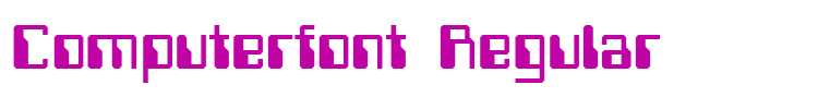 Computerfont Regular